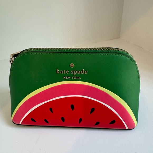 kate spade Handbags - Kate Spade ONE OF A KIND cosmetic bag SURE to put a smile on ur face every time!